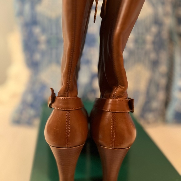 Lauren by Ralph Lauren size 8 Camel Leather Boots - Picture 6 of 6